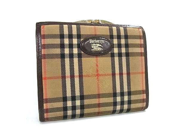 Burberrys バーバリーズ 二つ折り財布 コインーケース ノバチェック 美品】BURBERRY バーバリー 2つ折り財布 ノバチェック