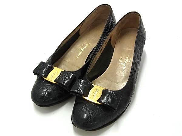 Ferragamo クロコ型押シューズ⭐︎未使用⭐︎6 2/1Ｃ 2025年最新】Yahoo!オークション -「クロコダイル シューズ