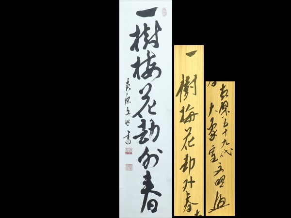 M950 掛軸 大徳寺 前田宗源 『春生百福觴』 共箱 『真作』 肉筆 一行書 2025年最新】Yahoo!オークション -黄檗 掛軸(書)の中古品・新品