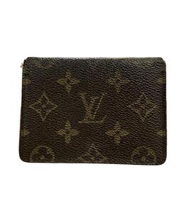 訳あり ルイ・ヴィトン パスケース ポルト2カルトヴェルティカル M60533 モノグラム レディース LOUIS VUITTON