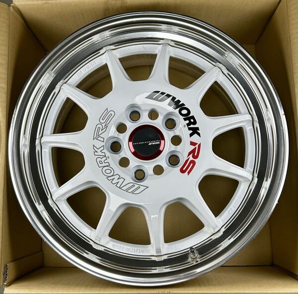 【中古品】②WORK◇EMOTION◇RS11◇17インチ◇社外アルミ◇送料込◇