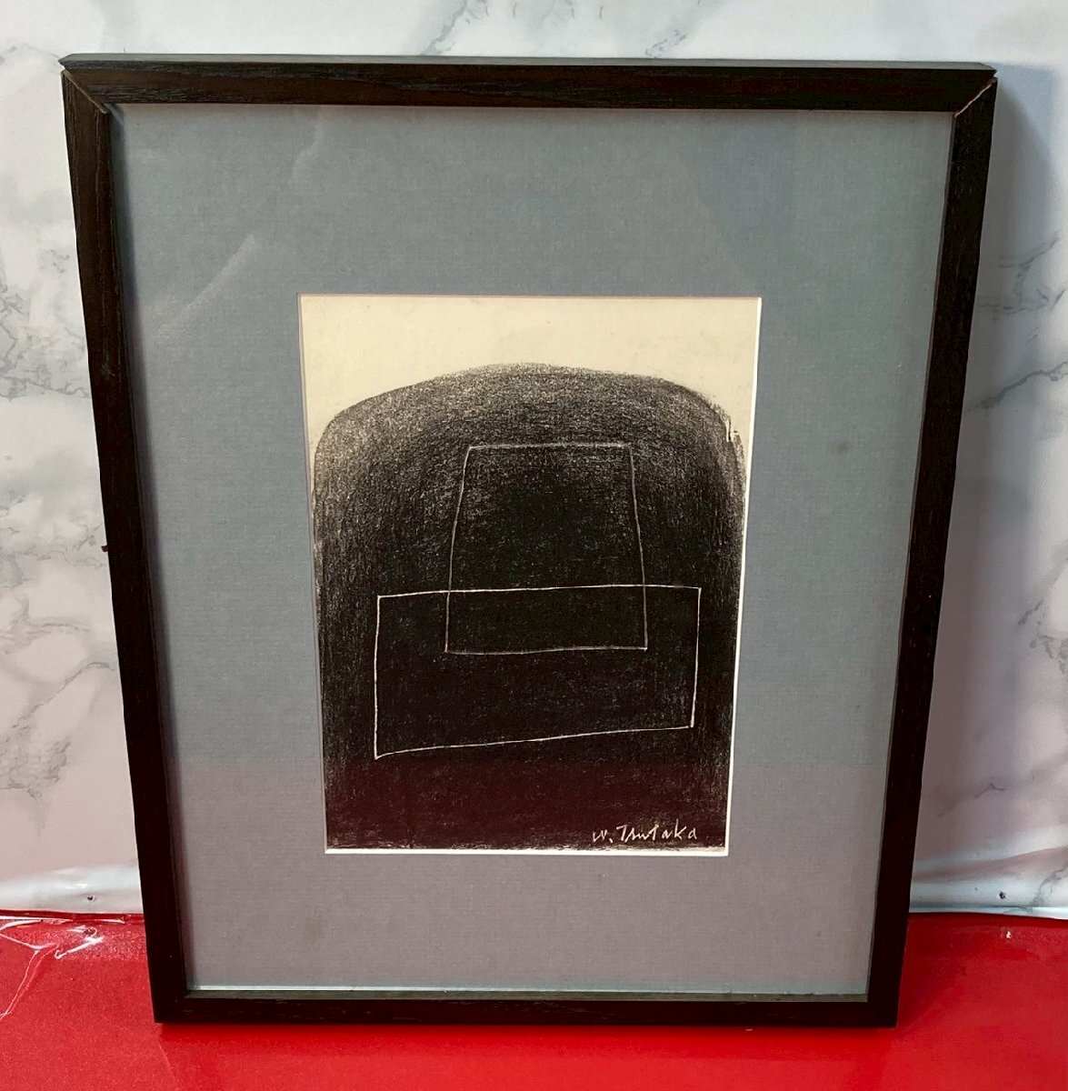 津高和一、【作品】、希少画集画、高級新品額・額装付、状態良好 Waichi Tsutaka / 津高和一画額 | Natsume Books