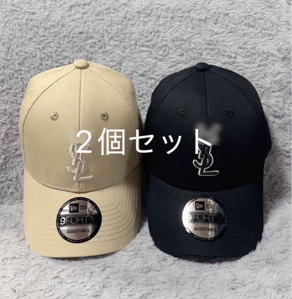 SAINT LAURENT NEW ERA コラボ 黒 ニューエラ キャップ Saint LaurentからNew Eraとのコラボキャップが発売