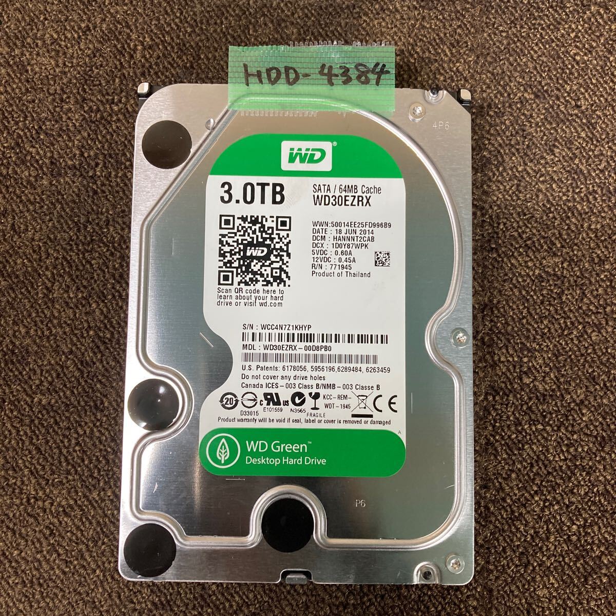 WD 3TB 3.5インチ HDD WD30EZRX 中古品 2台セット 2025年最新】Yahoo!オークション -hdd wd30ezrxの中古品・新品
