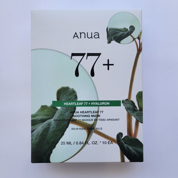 【10枚セット】ANUA アヌア ドクダミ77 スージングマスク 保湿 鎮静 水分 シートマスク フェイスパック フェイスマスク 韓国コスメ