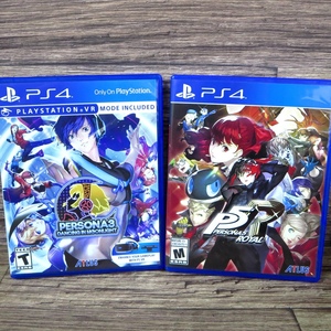 ●USA 北米版 PS4ソフト/Persona3 Dancing In Moonlight(ペルソナ3 ダンシング・ムーンナイト)/Persona5 Royal(5 ザ・ロイヤル)●z33173