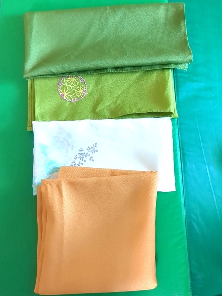 風呂敷 包布 和装小物4点セット ハンドメイド リメイク