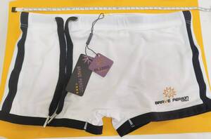 MEN'S Swim Trunks スイムウエア White 男性用 サイズ Large