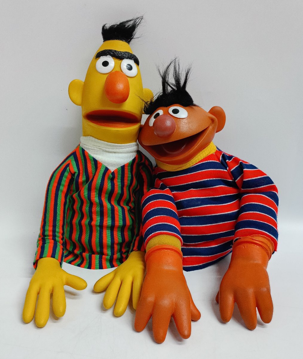 グローバー バート アーニー パペット Yahoo!オークション -「セサミストリート アーニー バート」の