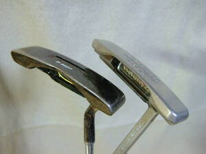 中古 ミルドヘッドPING型パター DUNLOP D-902P、DAIWA TD-2 2本セット ヤマト120サイズ