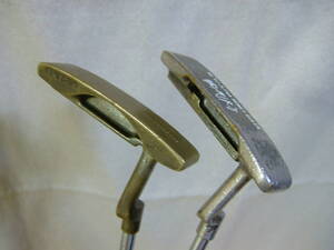中古 ミズノ銅ヘッドPING型パター 福嶋晃子’96’97 JLPGA MONEY QUEEN、SUPECIAL-LINE 402 2本セット ヤマト120サイズ