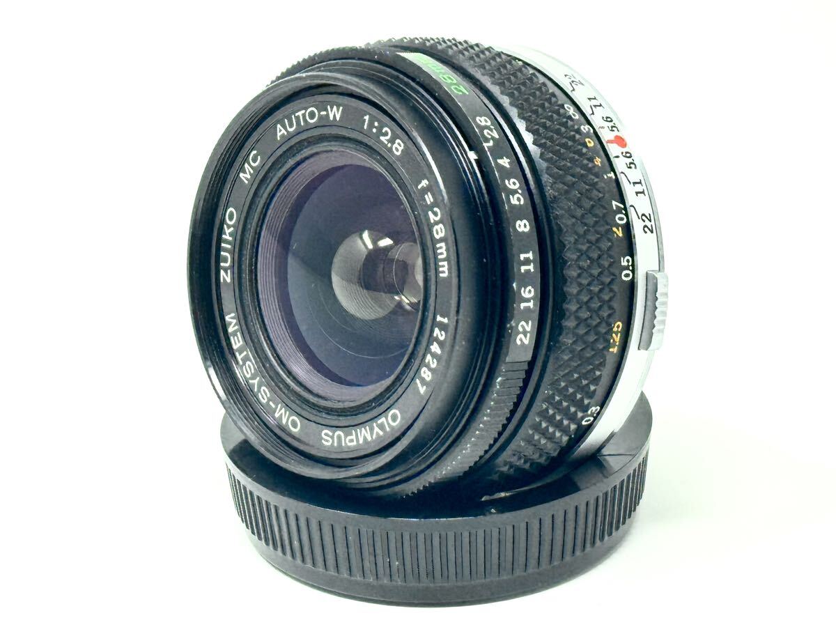 【極美品】動作◎ オリンパス Zuiko auto-w 28mm F2.8 34 OLYMPUS OM-SYSTEM ZUIKO AUTO-W 28mm F2.8 オリンパス 広角