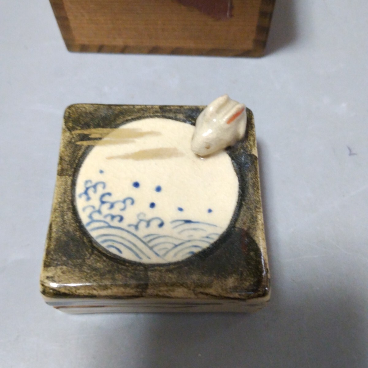 茶道具 京都名工 仁清作 獅子 香合 2025年最新】Yahoo!オークション -仁清 香合(陶芸)の中古品