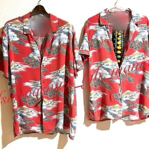 ☆限定1名様 長渕剛 最新 7NIGHTSプロモーション 着用 OH!BLOOD HOPE広島ファイナル愛用 ヴィンテージ アロハシャツ 本物完全同一正規品☆