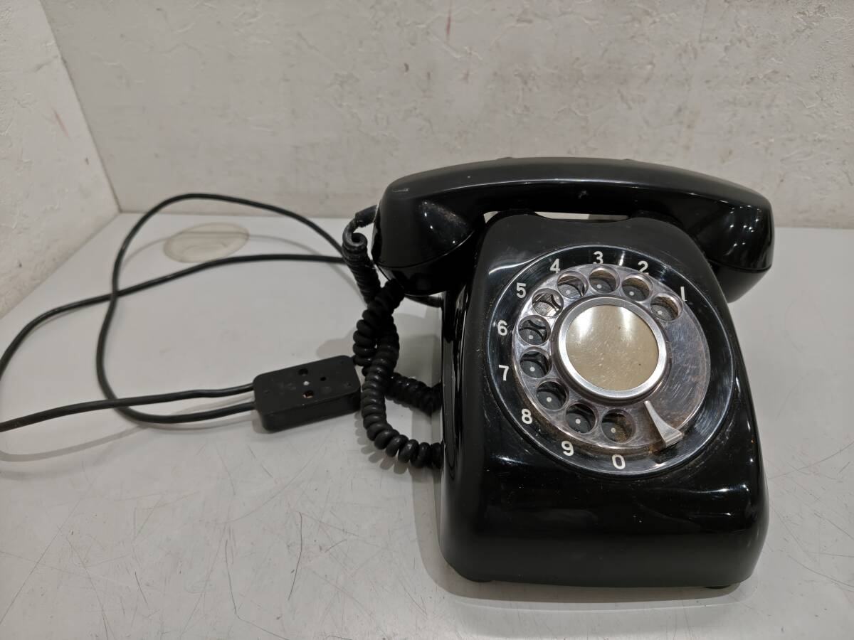 電話機①　600-A1W 日本電信電話公社用品　黒電話 600-A1W 電話機① 600-A1W 日本電信電話公社用品 黒電話 600-A1W