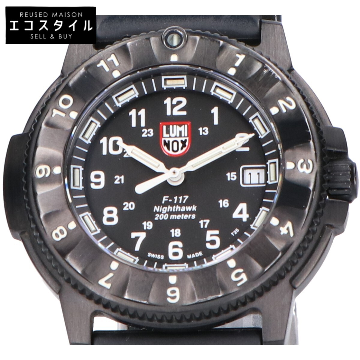 LUMINOX3400 ナイトホーク　訳あり 楽天市場】ルミノックス Luminox 3400 ナイトホーク F-117