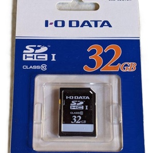 32GB SDHCカード I/Oデータ SDHCメモリーカード 32GB Class10 BSD-32G10A 著作権保護機能付き 高画素デジカメの撮影に最適 I-O DATA