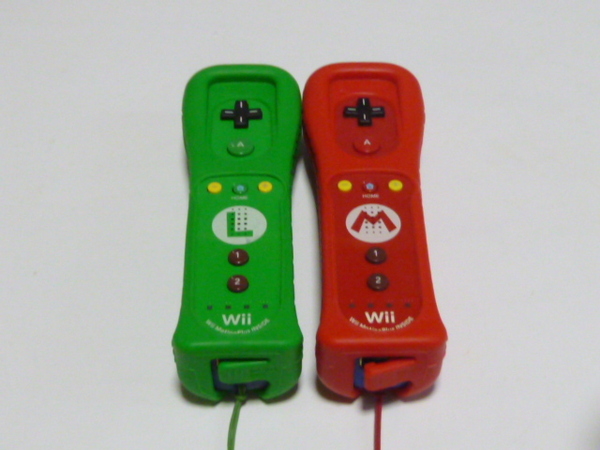 R35【動作確認済 即日発送 送料無料】Wii リモコン モーションプラス ジャケット ストラップ 2個セット RVL-036 任天堂 ルイージ マリオ