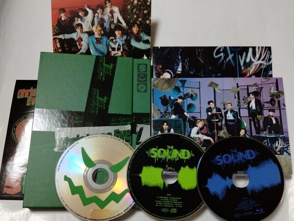 送料込み STRAY KIDS CD 2個セット ☆Christmas EveL☆ 4曲 韓国盤 & ☆THE SOUND☆ 10曲 初回限定盤A Blu-ray スキズ K-POP