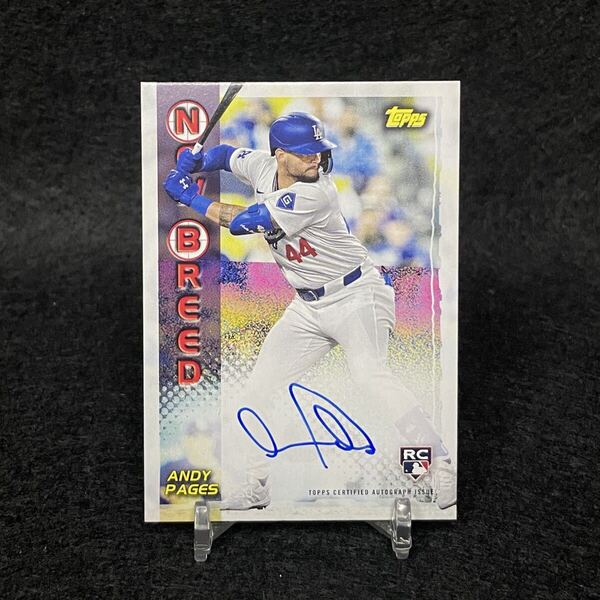 2024 Topps Archives Baseball MLB Andy Pages アンディパヘス 直筆サインカード RC ルーキーオート Dodger ドジャース autograph auto