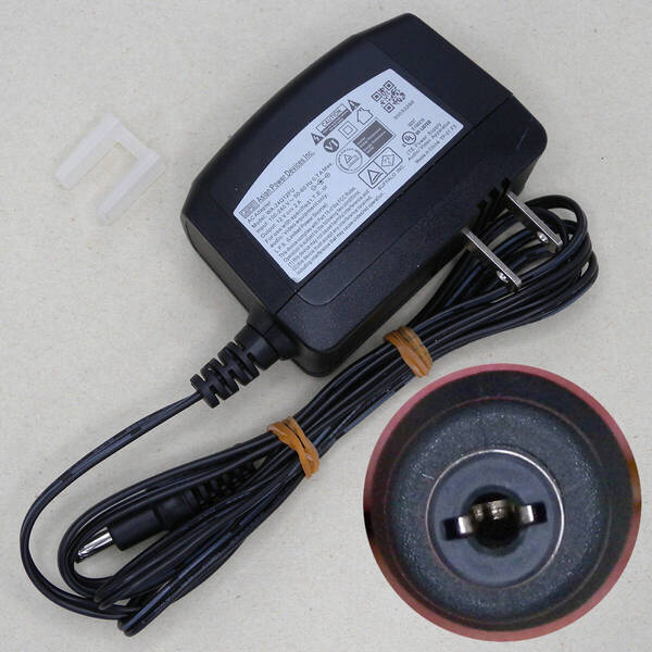 送料無料 BUFFALO バッファロー 純正 ACアダプター WA-24Q12FU センタープラス 12V 12.0V 2A 2.0A ピン無し 5.5mm 2.1mm 黒色 即決!