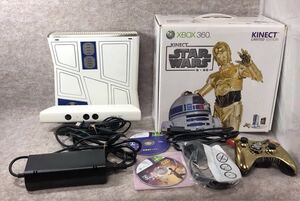 XBOX 360 STAR WARS 320GB Kinect スター ウォーズ リミテッド エディション ※一部ゲームソフトが欠損しています、この他は美品です。