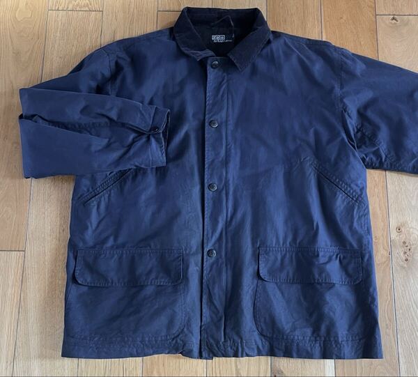 ラルフローレン オイルドジャケット ハンティングジャケット XL barbour bedale ワックス ビデイル