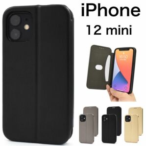 iphone12mini アイフォン シンプルスタイル手帳型ケース/アイフォン スマホケース