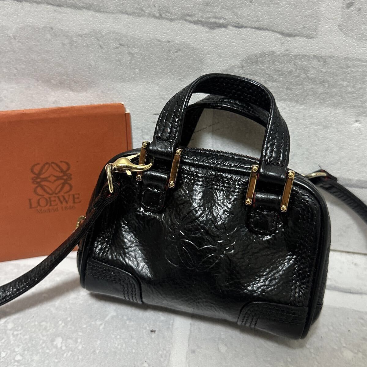 ロエベ ハンドバッグ ショルダー 2way ロック金具 アナグラム レザー 黒 2025年最新】Yahoo!オークション -ロエベloewe アナグラム 2way