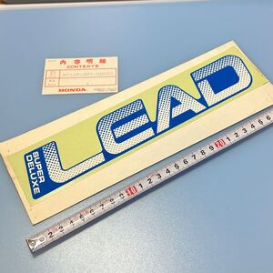 ★未使用 ホンダ リード50 スーパーデラックス 純正 デカール ステッカー 87125-GC7-000ZC