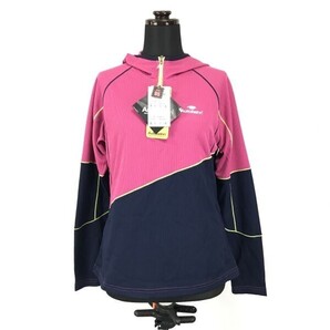 タグ付新古品★Autobahn/オートバーン★プルオーバーパーカー【95/レディースM/ピンク】プルオーバー/ハーフジップ◆BG776