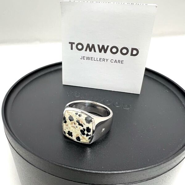 62 新品 トムウッド TOM WOOD クッション レオパード リング スクエア 指輪 シルバー Cushion LEOPARD RING TOMWOOD トム ウッド