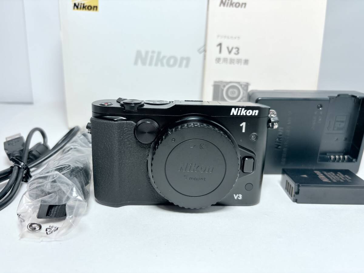 僅か5705ショット ニコン Nikon1 V3 ボディ ブラック Amazon | Nikon ミラーレス一眼Nikon 1 V3 ボディ ブラック