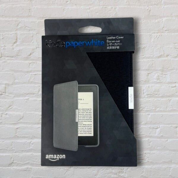 第5世代 第6世代 第7世代 Kindle Paperwhiteキンドル Amazon純正 カバー ケース ダークグレー【新品未開封】