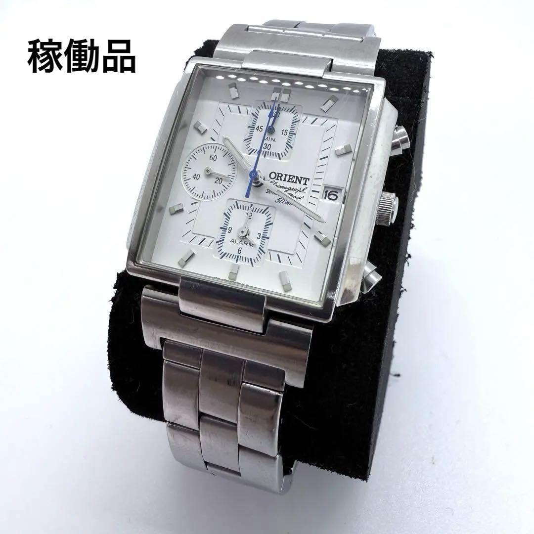 超美品 ORIENT オリエント クォーツ スクエア型腕時計 電池交換済 Yahoo!オークション -「スクエア 腕時計 メンズ」(オリエント