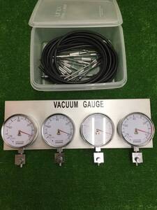 【中古品】(STRAIGHT/ストレート) 4連バキュームゲージセット 15-600 T2103 ITRCRYEFZGZ6