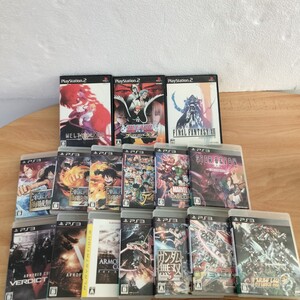 PS3 PS2 ゲームソフト まとめ売り ゲーム 中古 ガンダム無双 アーマードコア 海賊無双