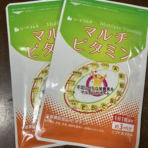 新品☆シードコムス マルチビタミン サプリメント 6ヶ月分