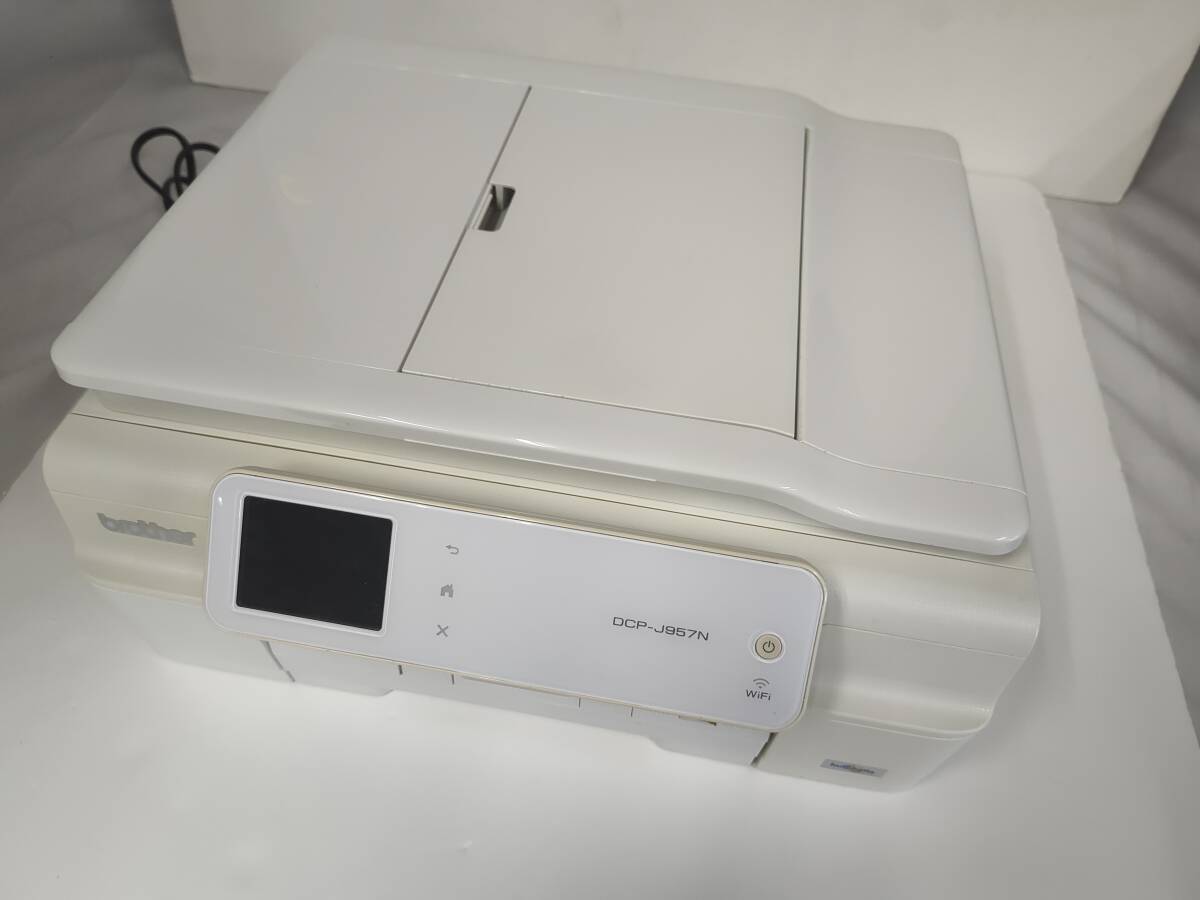 【値下げしました美品】BrotherDCP-J957N A4プリンター Amazon.co.jp: brother A4インクジェットプリンター複合機/白