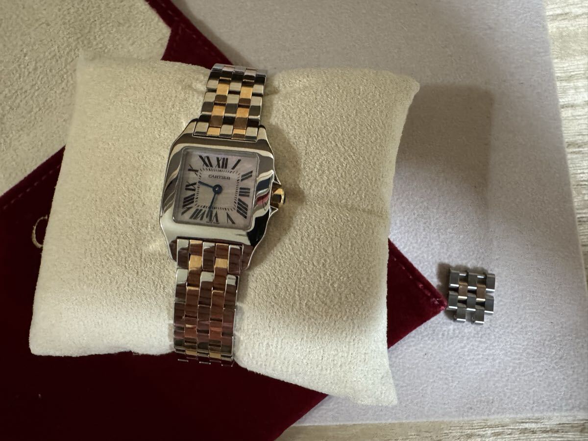 美品　カルティエ　サントス ドゥ ゴールド金具 上品なゴールドウォッチ✨ サントスドゥカルティエ／WGSA0030