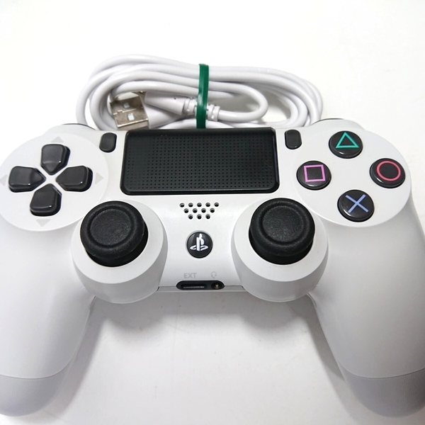 【清掃済み】PS4 純正 コントローラー DUALSHOCK4 SONY デュアルショック4 USBケーブル ホワイト