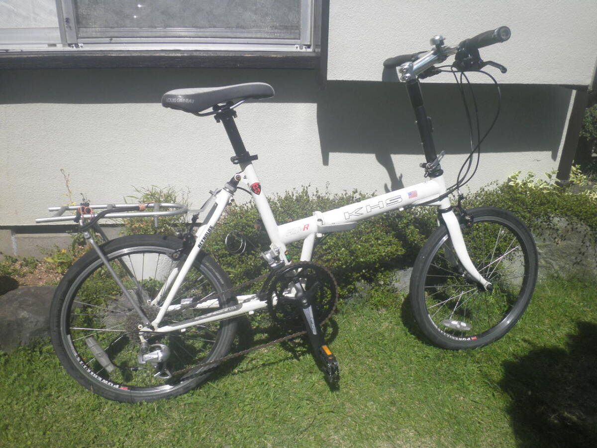 中古】TRANSIT シルバー 折りたたみ自転車 整備済み
