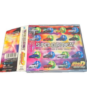 頭文字D 帯付 OBI しげの秀一 プレイステーション2 Super Eurobeat Presents Initial D Special Stage Original Sound Tracks サントラ