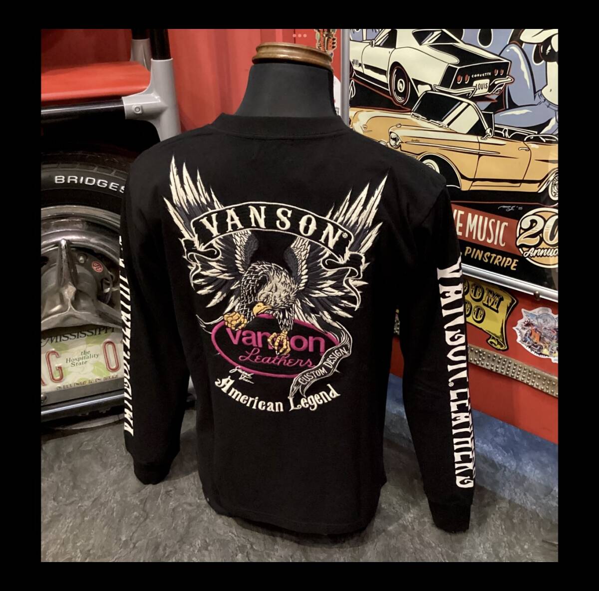 バンソン　バイカー　ハーレー VANSON バイクジャケット バンソン vanson メシュジャケット 夏