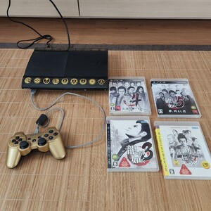 SONY ソニー PS3 龍が如く5 モデル 限定 本体 CECH-4000B 250GB プレステ3 ゲーム機 ゲームソフト セット 希少品