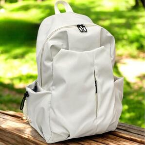 ビジネスリュック リュック バックパック レディースバック 超軽量 パソコン PC 大容量 通勤 通学 新品 男女兼用 軽 白色 ホワイト Lサイズ