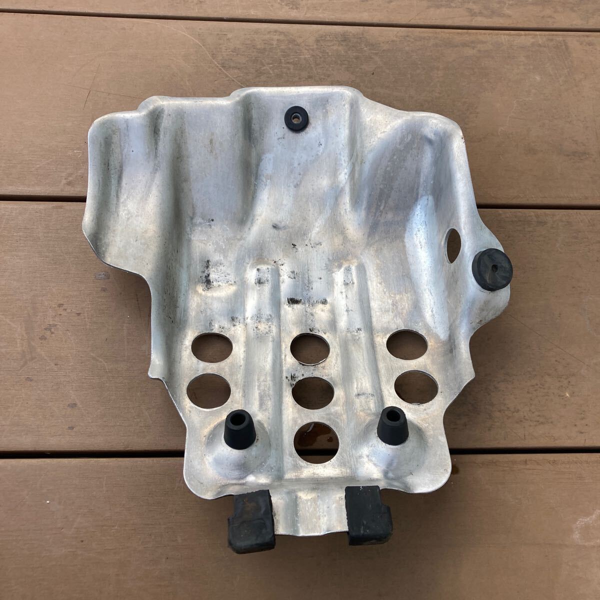 ヤマハセロー225用ガードSET　中古品 ヤマハ発動機 セロー225 ナックルガード 左右 黒 ヤマハ 純正