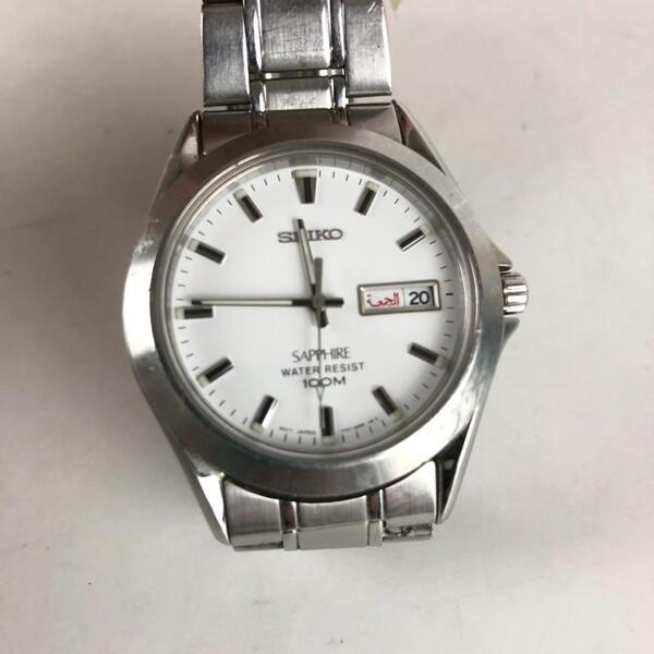 SEIKO セイコー アナログ 腕時計 シルバー メンズ ブランド 腕時計 ファッション 小物 仕事 ビジネス プライベート 財布 帽子 サングラス