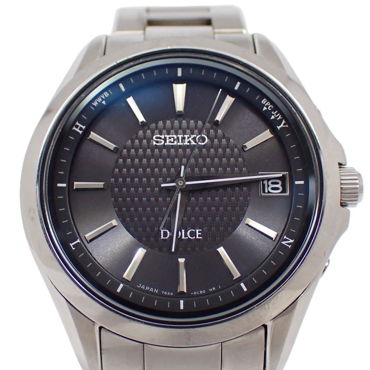 美品【稼働品】SEIKO セイコー 7B24 ブラック チタン ソーラー 2025年最新】Yahoo!オークション -セイコー7b24の中古品・新品