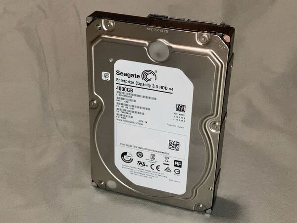 Seagate SATA 4TB 3.5インチ内蔵HDD ハードディスク 中古 使用時間 74709時間 「正常」 シーゲイト